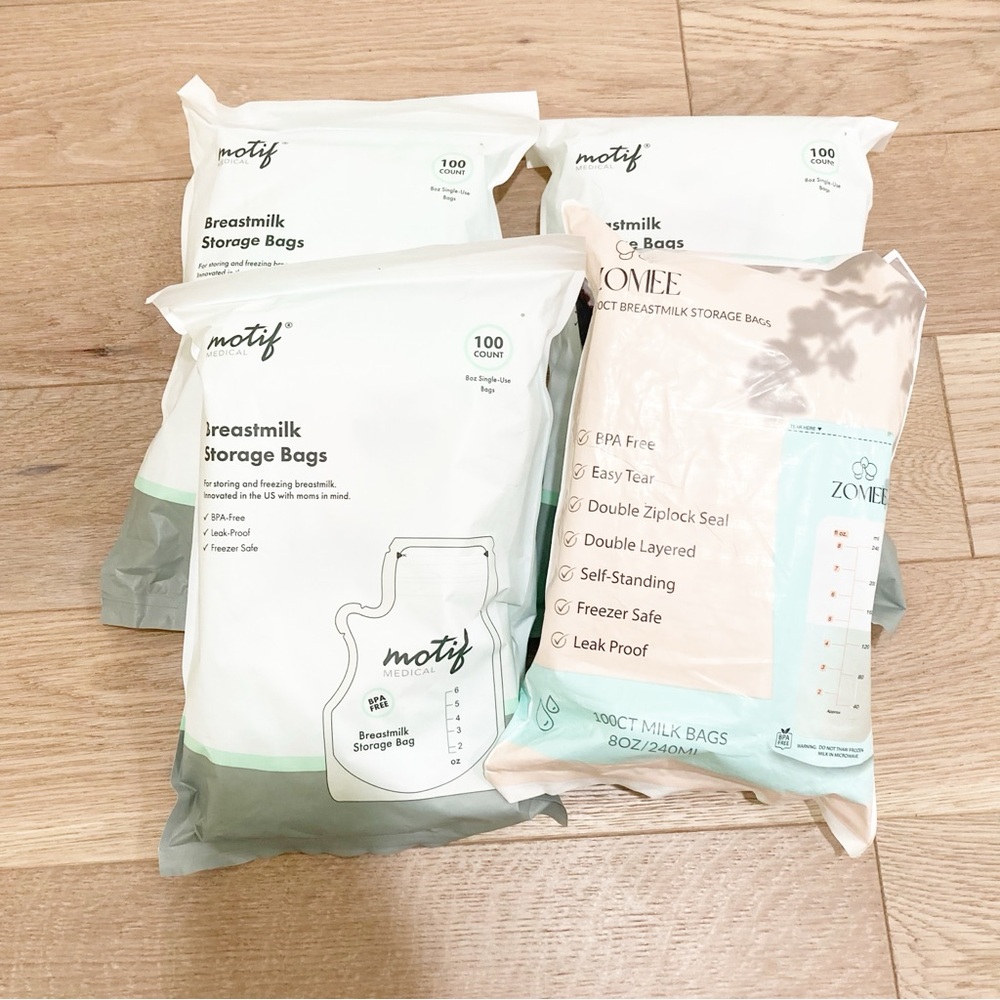 Motif Breastmilk Storage Bags - 400ct